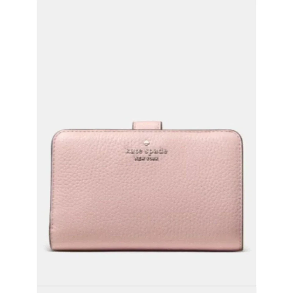 kate spade Pink Pebbled Leather Wallet